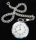 Ec Railroad Vintage Lucerne Watch Train Up Swiss Wind Pocket Silver