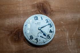 792-17 Elbon Watch Co 17 Jewels Timemaster For Parts Or Repair As Is