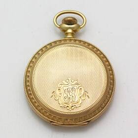 10072839 Elgin 275 Model 2 12 Size 14k Yellow Gold Full Hunter Pocket Watch Ca. 1904