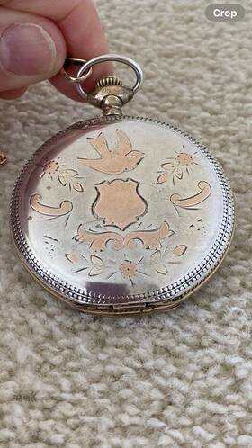 1022898 Elgin 1883 Pocket Watch In Silver Hunter Case