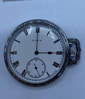 25451886 Elgin 1071529 Vtg Natl Watch Co. Usa 7 Jewels Defiance Back