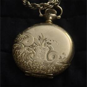 11176793 Elgin Antique C. 1800s / Dueber 14k Yellow Gold Pocket Watch Excellent