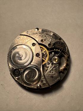 114w Elgin 12 Size 17 Jewels - Pocket Watch Movement Item#115w