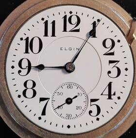 11820529 Elgin Lrg 1904 23j Veritus Display Back Rr Aproved Watch Video Minty