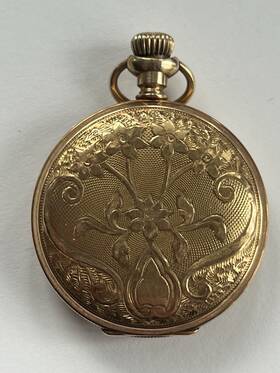Elgin 11845574 Gold Pocket Watch 15 Jewels 14k