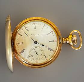 11869717 Elgin Ladies Pocket Watch Grade 320 Model 2 7j C1905 - Nonworking