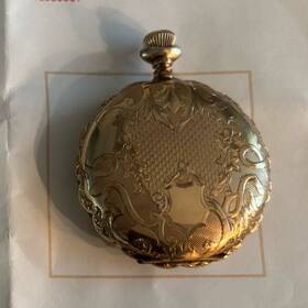 12550061 Elgin 1907 Gold Filled Hunter Case Pocket Watch Mechanical 7 Jewels 6s