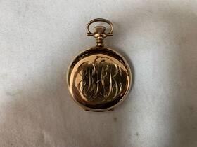 13098117 Elgin Pocket Watch Year 1906 Size 7 Jewels S/n Grade 320 Hunter Case