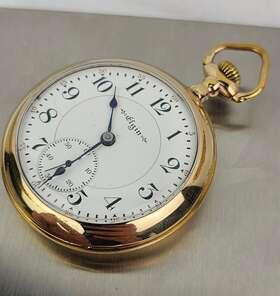 13122189 Elgin Antique 1903 Grade 240 Bw Raymond Pocket Watch Size 18 17j - Working