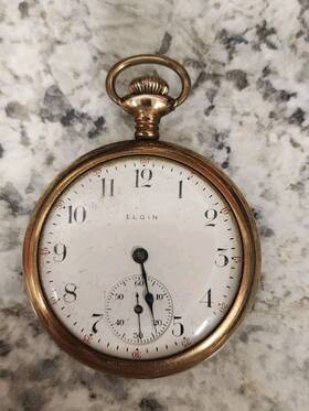 13149304 Elgin Pocket Watch - With Gold Filled Case