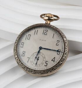 1327b Elgin 1923 Grade 303 12s Model 3 7j Pocket Watch -