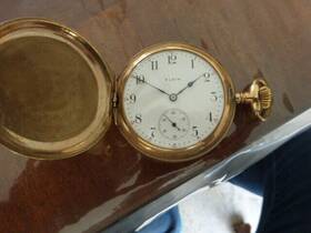 13438133 Elgin Antique Pocket Watch 10 Rolled Gold Plate Keep Time Early 1900s