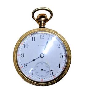 13601258 Elgin Vintage 7 Jewel Pocket Watch #13601258 Not Runing Ofc