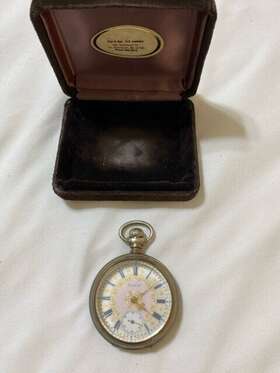 13659643 Elgin Vintage Pocket Watch Pendant Set Model 5 Size 18 Grade 317 19