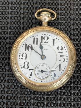 14411487 Elgin 1922 B.w. Raymond Pocket Watch 16s 19j Railroad Grade Gf Swing Out Repair