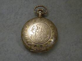 14651588 Elgin Elgin- 14651588- 1910- 0s- 15j- Model 2- Hunting- Gold Filled- Pocket Watch