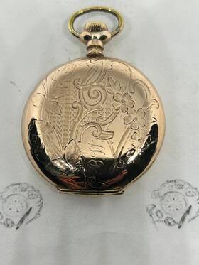 14856535 Elgin Grade 286 Fancy Dial And Hands Runs Dueber 20yr Gf Case