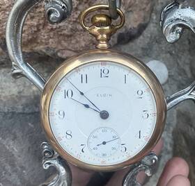 15716129 Elgin National Watch Co. Gold Filled Pocket Sn# - Works