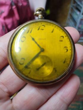 160-24-77 Elgin Gold Filled 20 Year Pocket Watch 3oz