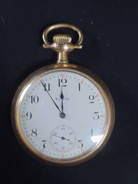 16169318 Elgin Pocket Watch 16s 17 Jewel Grade 10kt Gp Philadelphia