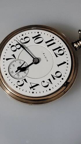 16267836 Elgin 1912 389 18s 21jewels Father Time