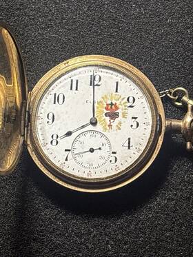 16634301 Elgin Vintage Pocket Watch - Circa 1912 -15j Serial # Runs Great