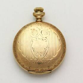 16747783 Elgin Grade 354 Model 2 Size Gold Filled Full Hunter Pocket Watch Ca. 1912