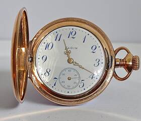 16948618 Elgin 1912 0s 7j Gold Filled B And Royal Case Model 2 Grade 320 Sr #