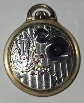 16s-m15-21j-onl-a5pti Elgin Bw Raymond Grade 478 16s 21j M15 Pocket Watch Needs Serviced Intermittent