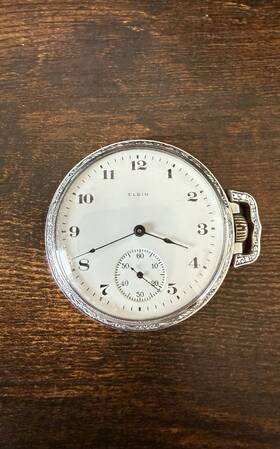 17106658 Elgin Vintage Pocket Watch