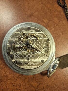 17336839 Elgin 1902 Pocket Watch Working