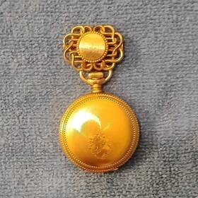 1740612 Elgin Gold Filled Full Hunter Pocket Watch Non Working White Dial Original Box