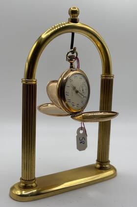 17540281 Elgin Hunter Case 15 Jewel Size 10k Gold Filled Pocket Watch Runs