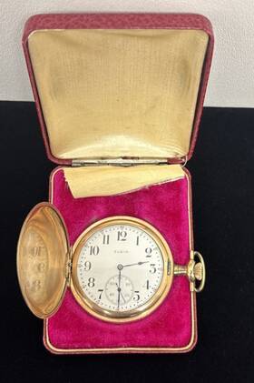 17614764 Elgin 1914 Vintage Pocket Watch Grade 301 Size 12s Jewels 7