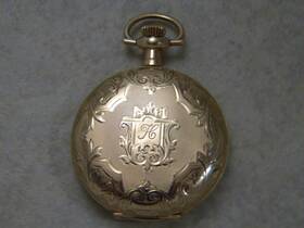 18049629 Elgin Elgin- 18049629- Gold Filled- 1915- Model 2- Hunting- Pocket Watch