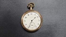 18186988 Elgin Antique 1915 Pocket Watch 20yr Warranted 16s 17j Openface Working