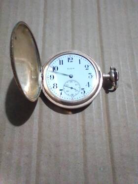 18190809 Elgin Vintage Pocket Watch Seven Jewels #18190809 Apporox. 1915 Parts/repair