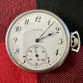 18257390 Elgin 12 Size Model 2 Pocketwatch Base Metal