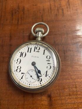 18392138 Elgin Pocket Watch Ser#18392138 Runs 7 Jewels Mfg. 1915