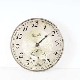Elgin 1910-20s Art Deco Pocket Watch Dial With Breguet Numerals