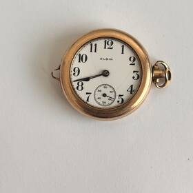 19204046 Elgin Antique Pocket Watch 15 Jewels For Parts Only-not Working