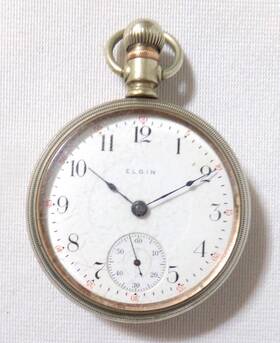 192158 Elgin 18 Size Pocket Watch