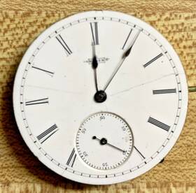 1946437 Elgin 1886 Grade 94 Model 1 Pocket Watch Movement 11 Jewels For Parts