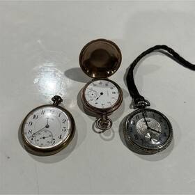 196854 Elgin Longines And Illinois Lot Of 3 Vintage Mechanical Pocket Watches