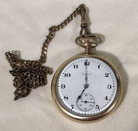 19751079 Elgin Vintage Pocket Watch Working