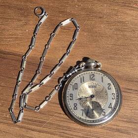 20900181 Elgin 20294857 C. 1918 15 Jewels Gold-toned Antique Pocket Watch #20900181 Working