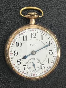 20556454 Elgin 1918 Father Time Grade 454 Model 15 21j 16s Pocket Watch