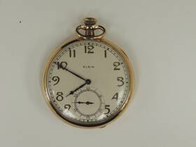20940-watch-my Elgin 1935 20yr Gold Filled Pocket Watch