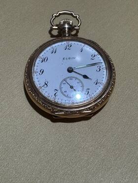 2101321 Elgin Vintage Ladies Pocket Watch 1914