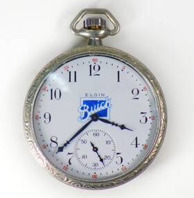 2101491 Elgin Buick 17j Manual Wind Watch Runs